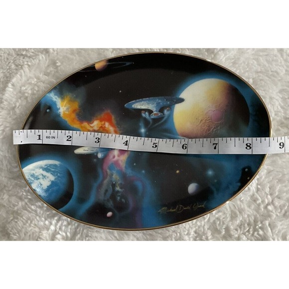 Hamilton Collection Star Trek Space The Final Frontier Collection To Boldly Go - Picture 6 of 7